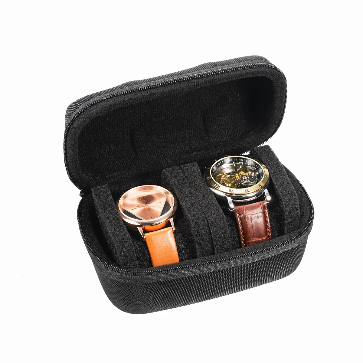 Étui Montre Voyage Rigide Plastique 15 Emplacements