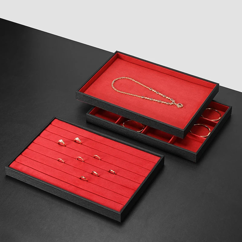 Plateau Bijoux Cuir Luxe Multifonction Organisateur