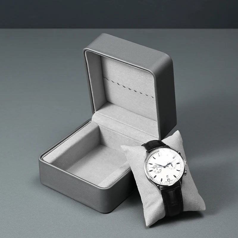 Boîte Montre Cuir Oreiller Vitrine Clapet