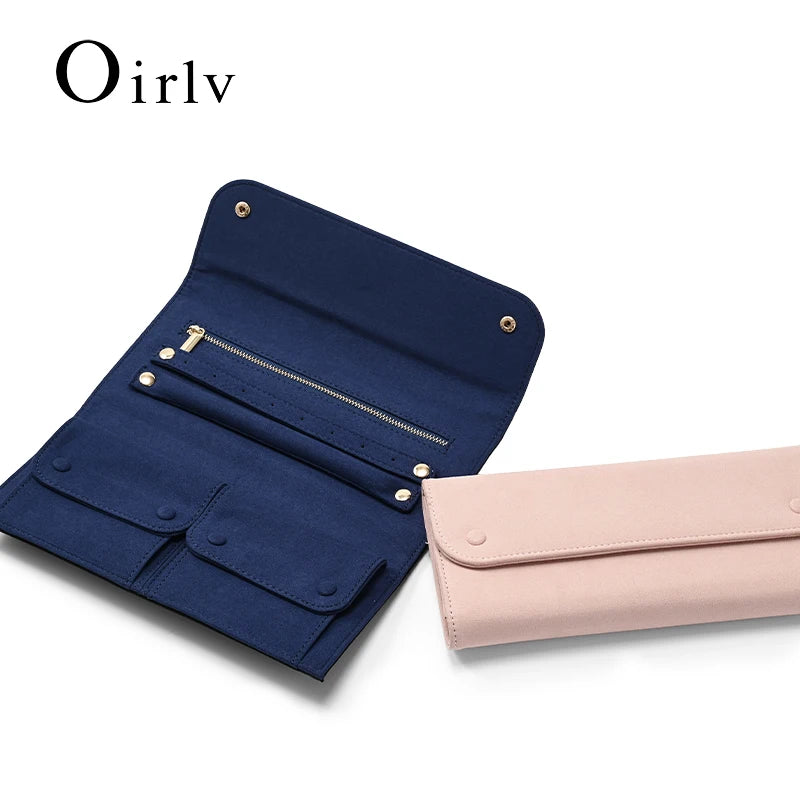 Pochette Bijoux Velours Voyage Portable