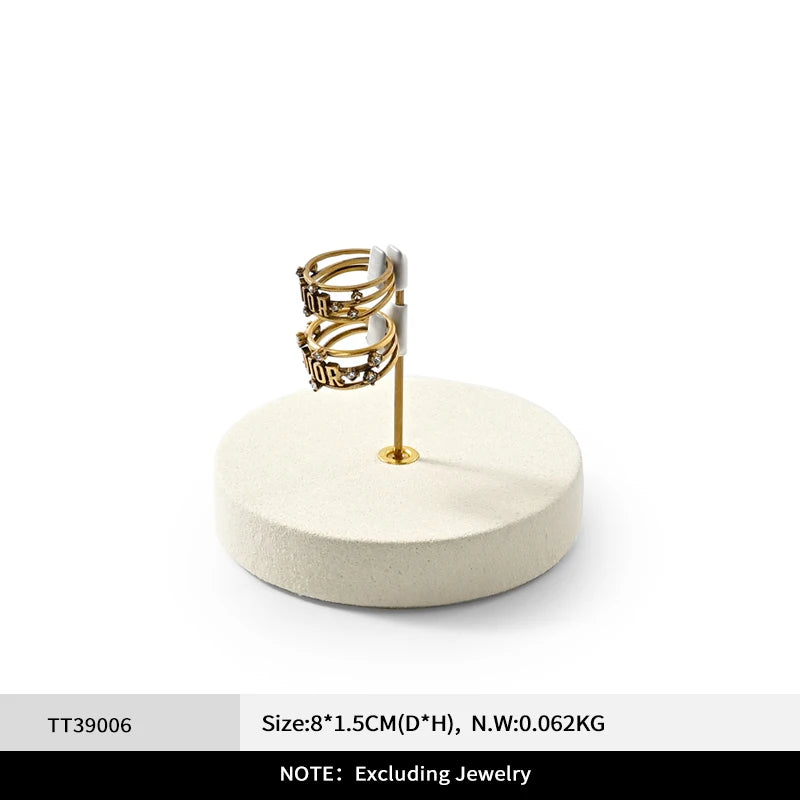 Presentoir Bijoux Beige Vitrine Collier Bague Bracelet