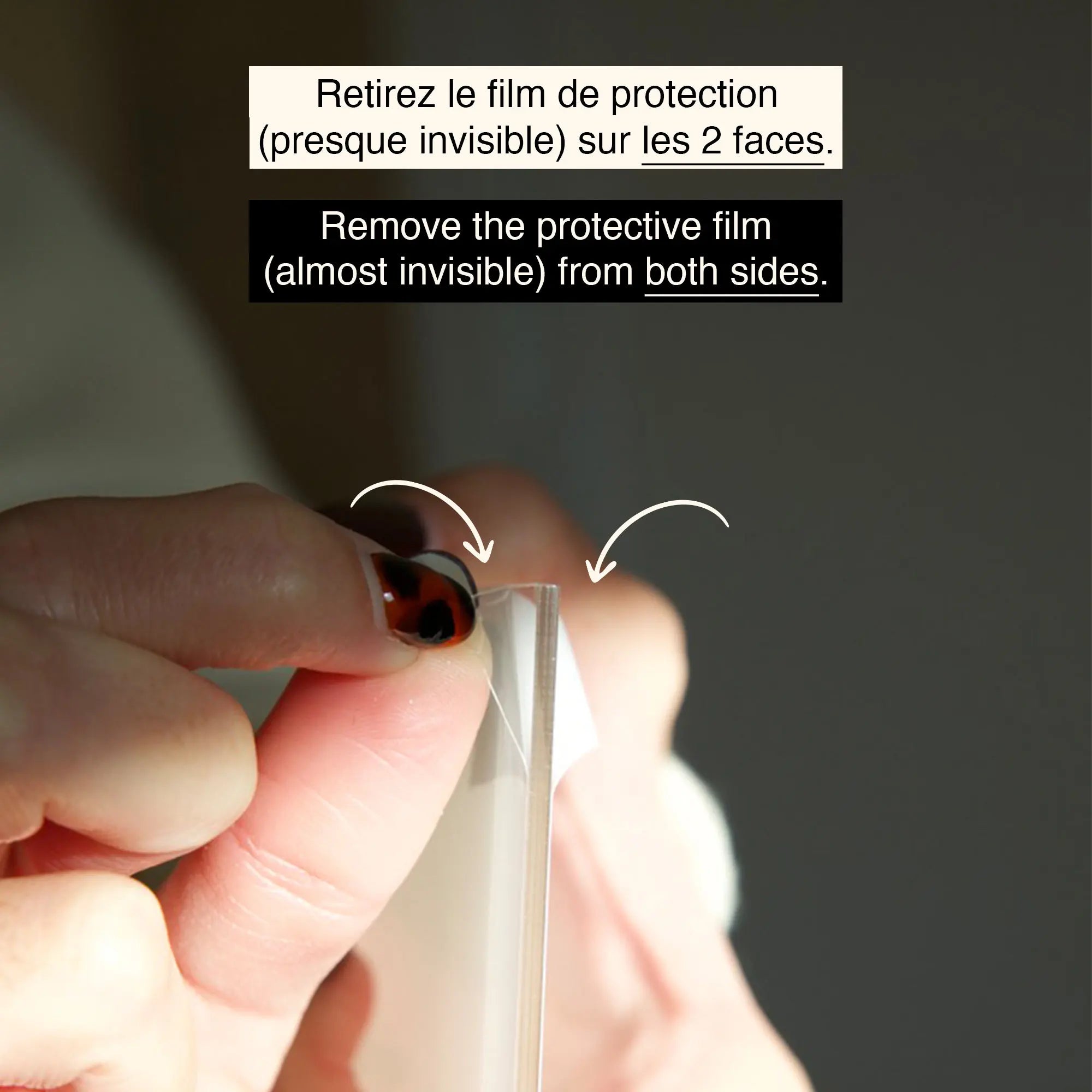 Présentoir Collier Acrylique Transparent Plat