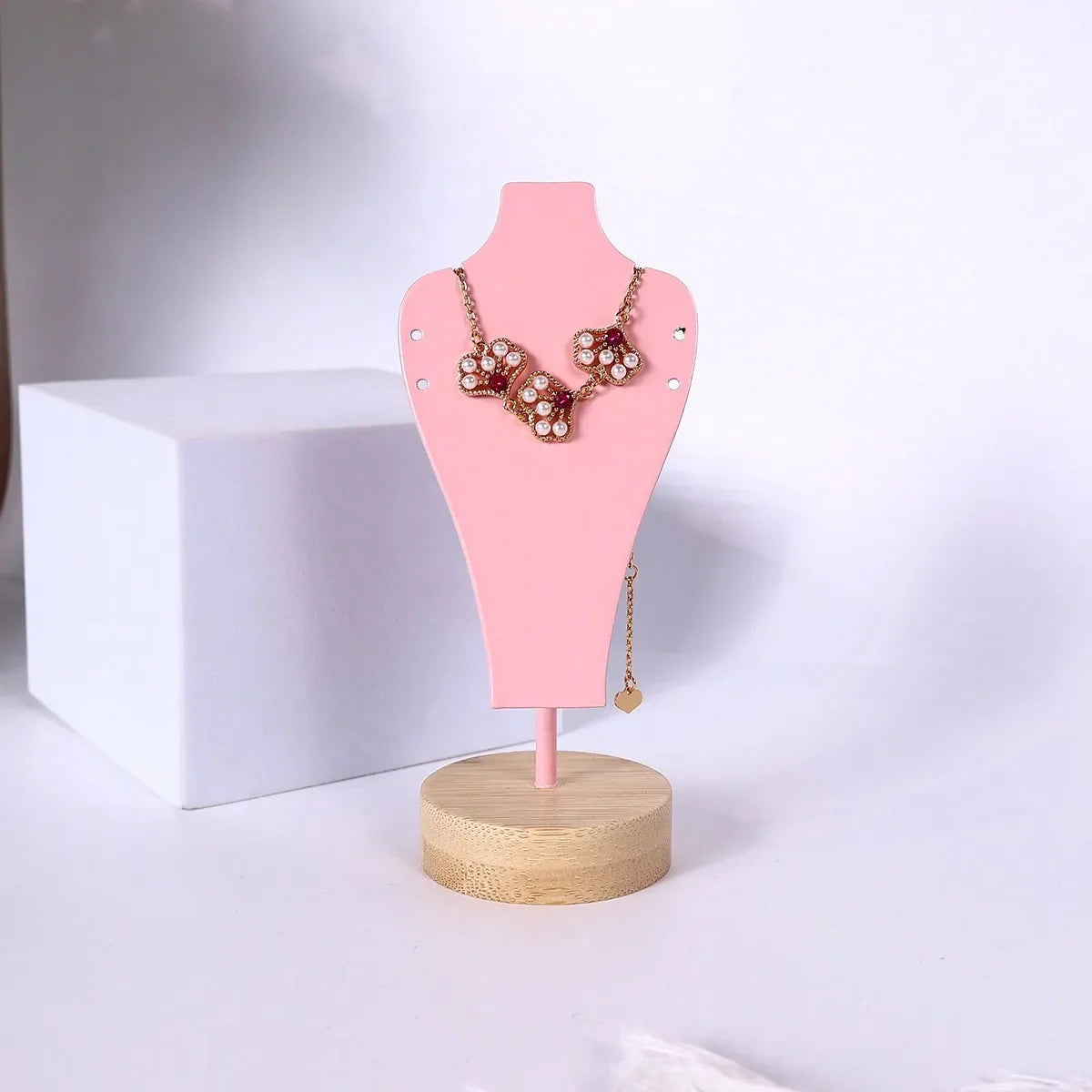 Presentoir Bijoux Metal Bois Multi-rangement
