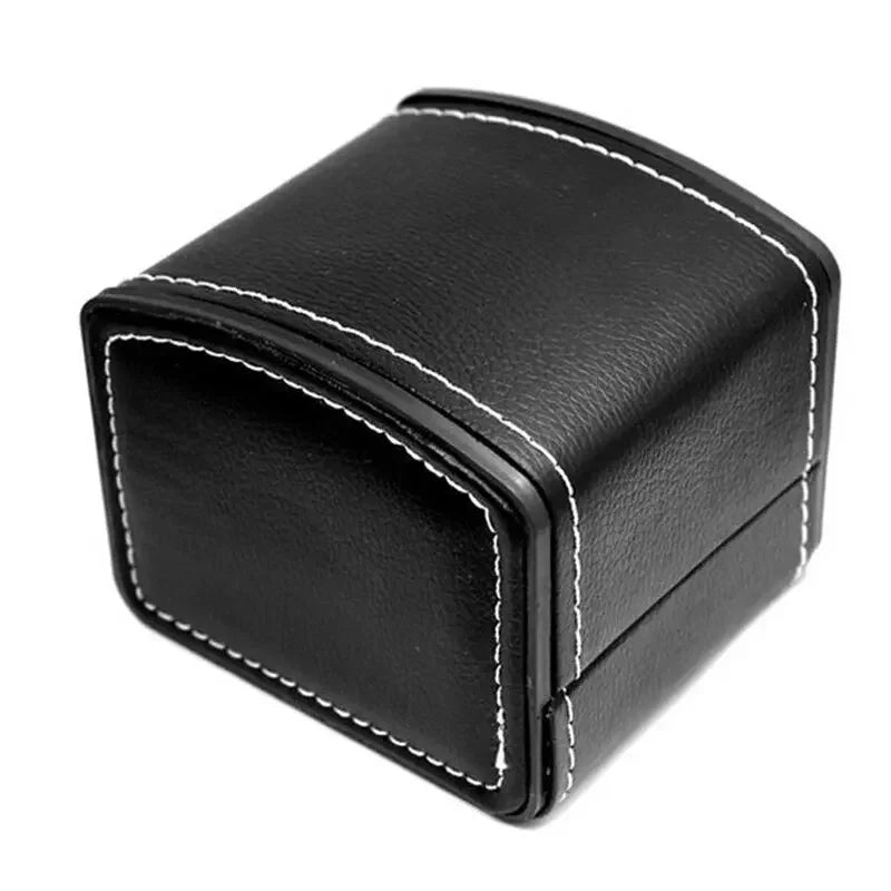 Boîte Cadeau Montre Cuir Carrée Coussin