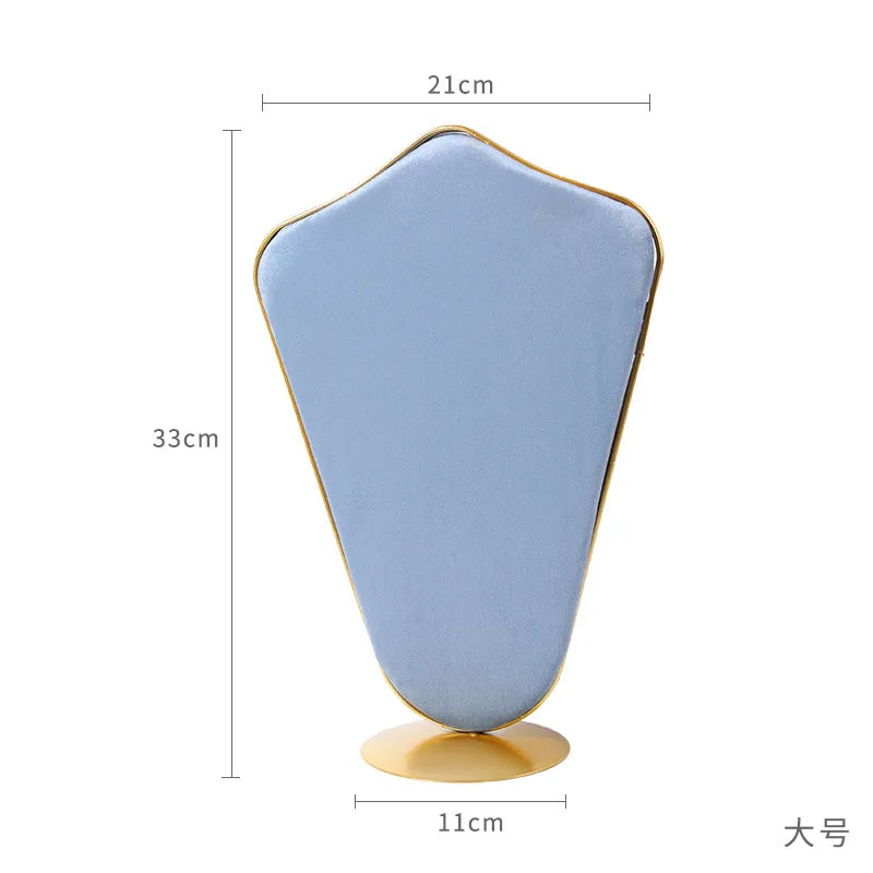 Présentoir Bijoux Velours Comptoir Double Face