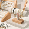 Présentoir Bracelet Cheville Bois Vertical