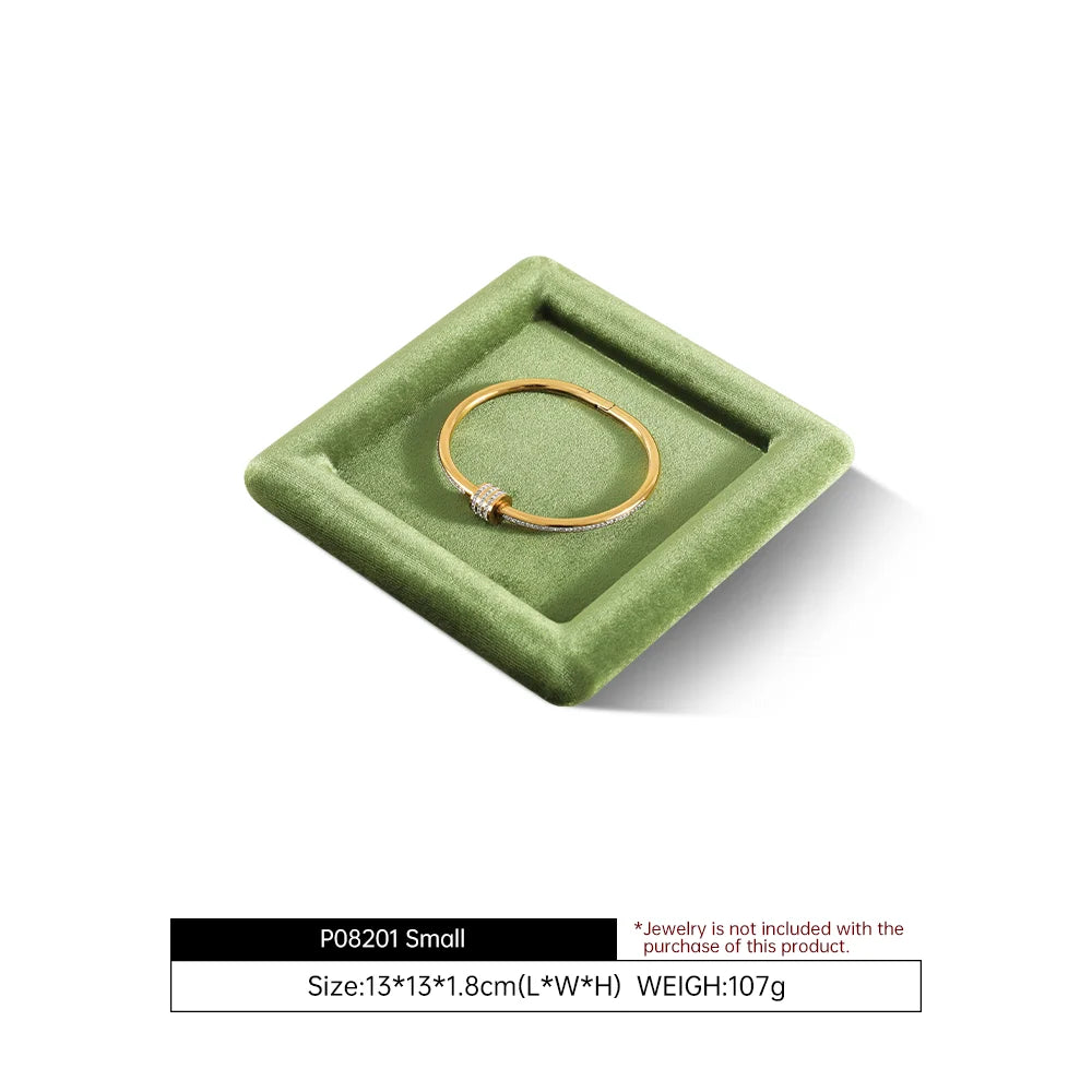Plateau Présentoir Bijoux Velours Multifonction