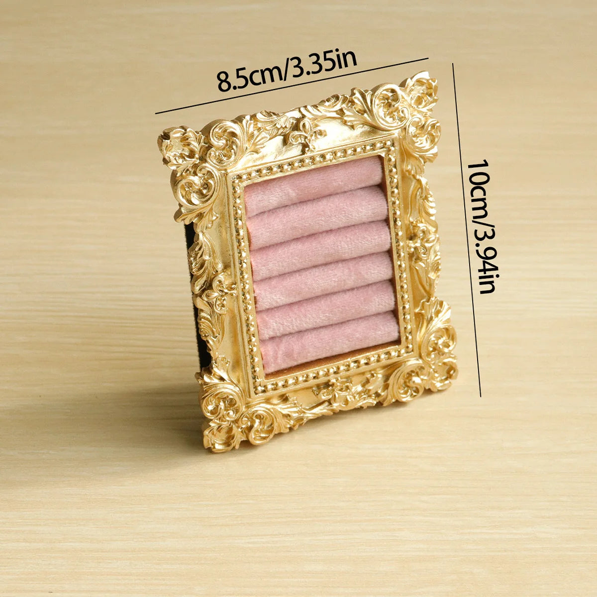 Plateau Bague Daim Vintage Baroque