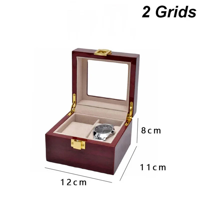 Boîte Montre Bois Mallette Voyage Cadeau