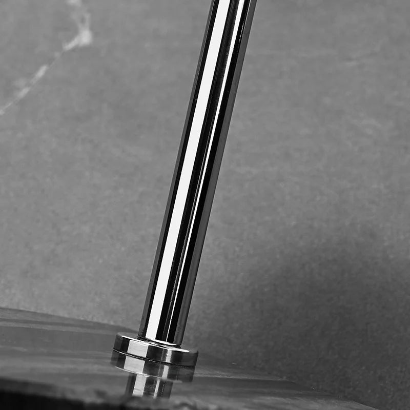 Présentoir Montre Marbre Cuir Acier Luxe