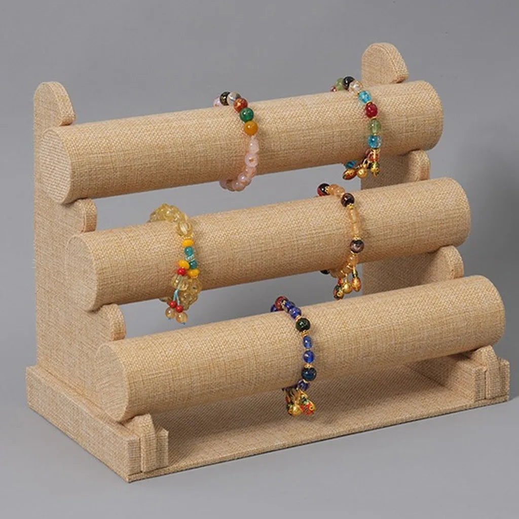 Présentoir Bambou Lin 3 Niveaux Bracelet