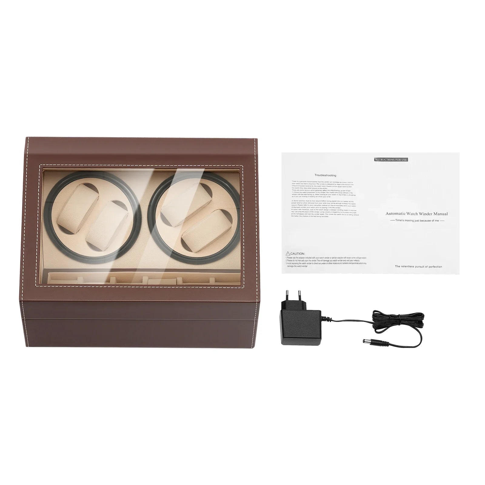 Remontoir Montre Bois 10 Places Vitrine