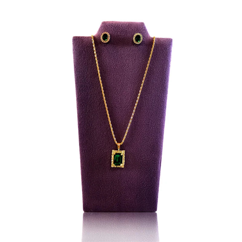 Présentoir Collier Velours Plat Multicolore
