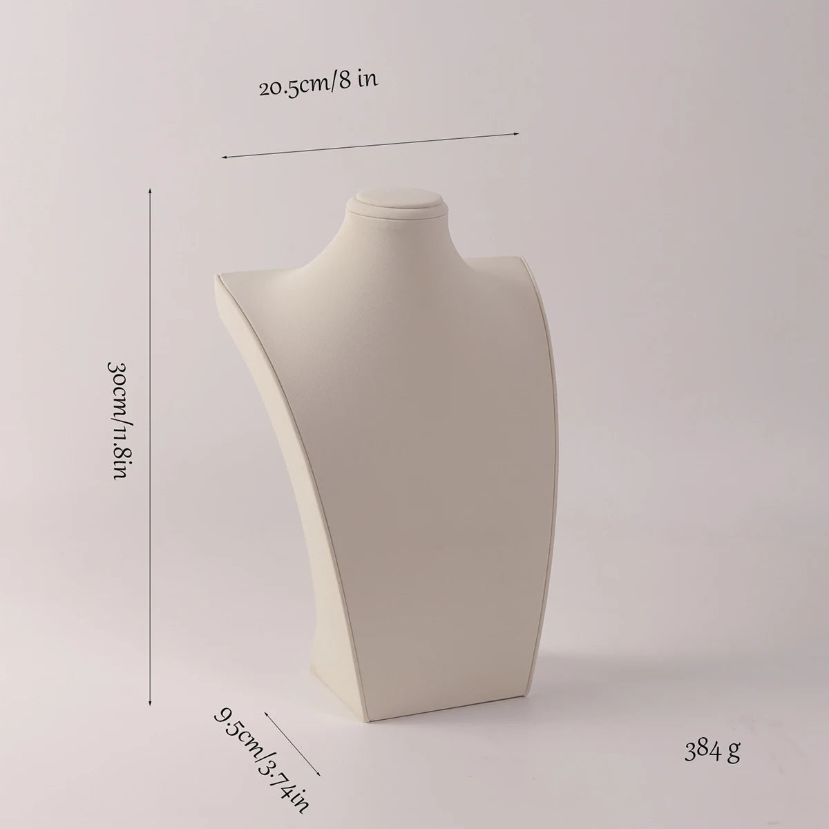 Présentoir Collier Cuir Buste Bijoutier
