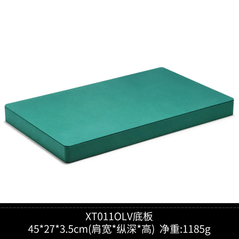 Présentoir Bijoux Velours Vert Premium Vitrine