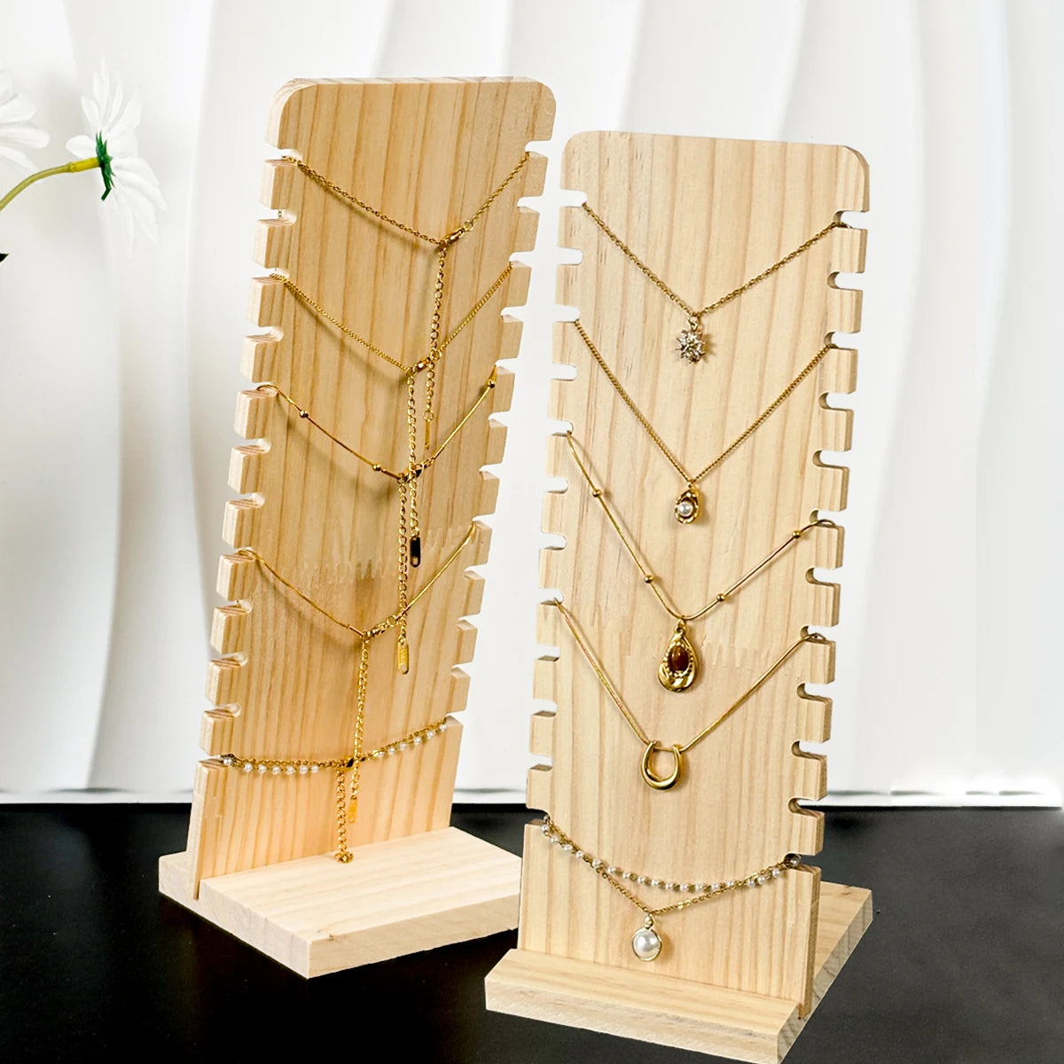 Présentoir Collier Bois