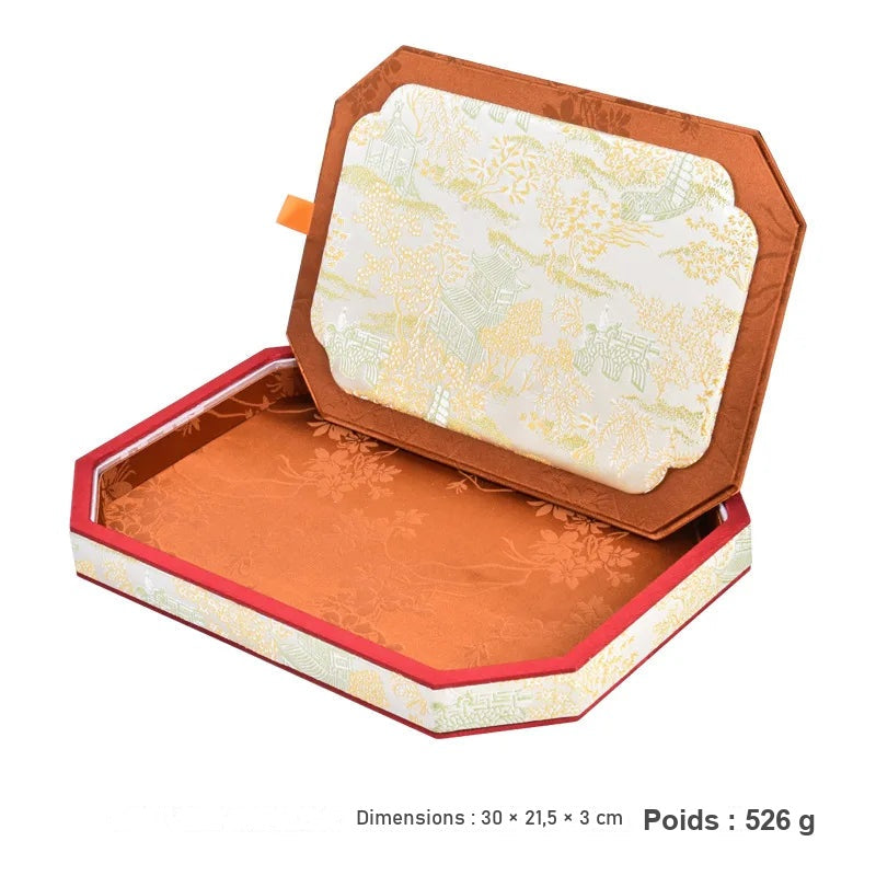 Boîte à bijoux brocart avec couvercle – vue 28