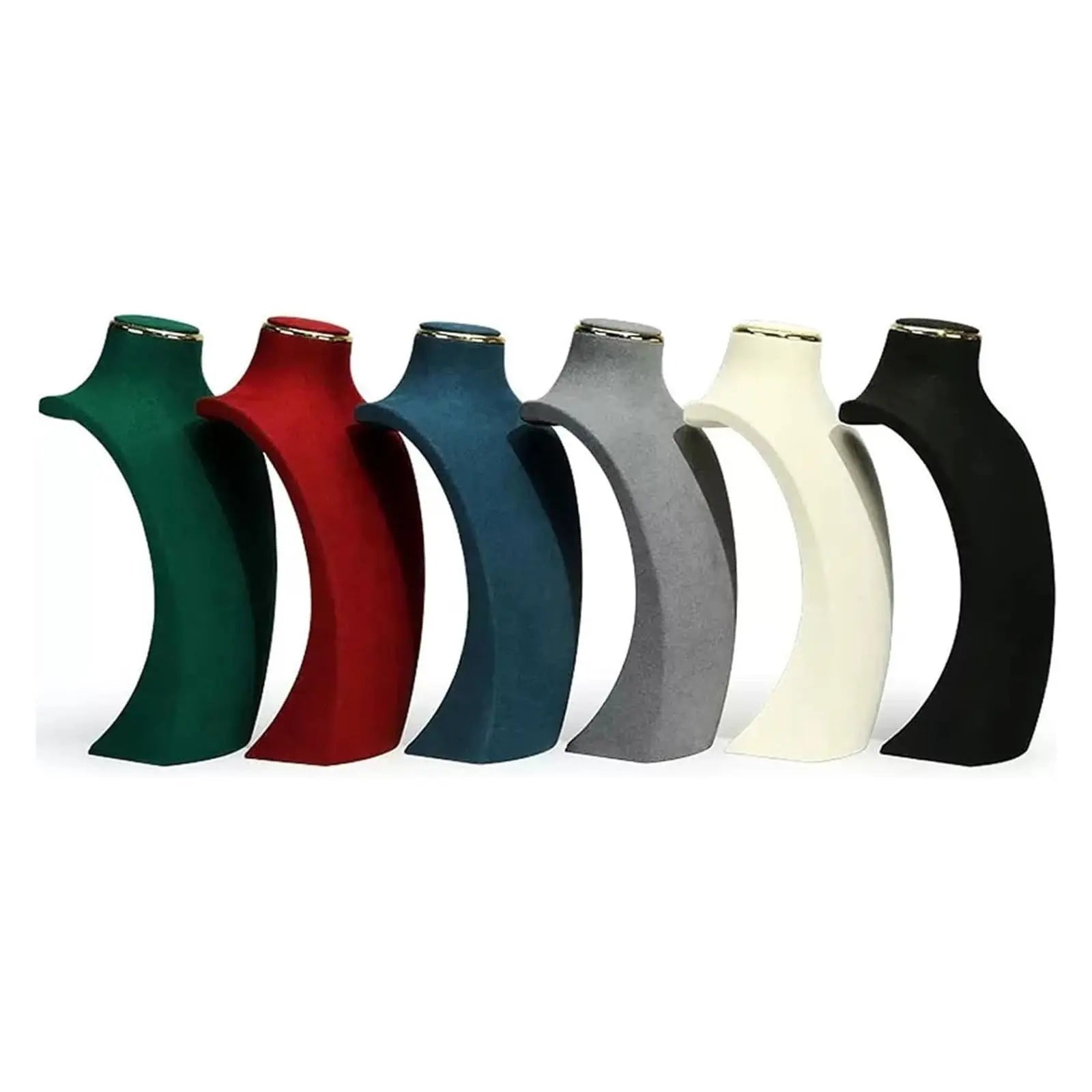 Buste Collier Daim Microfibre Comptoir Joaillerie