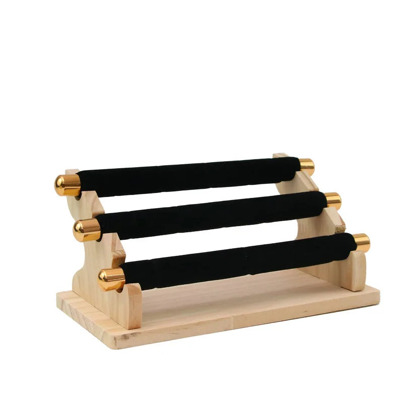 Presentoir Bague Velours 3 Niveaux Detachable Vitrine