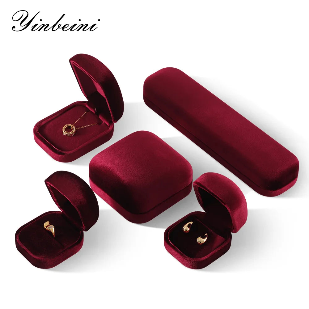 Boîte à Bijoux Velours Premium Rangement