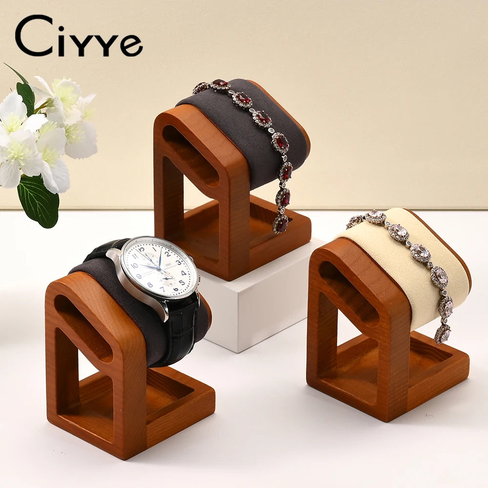 Présentoir Montres Bois Massif Bracelets