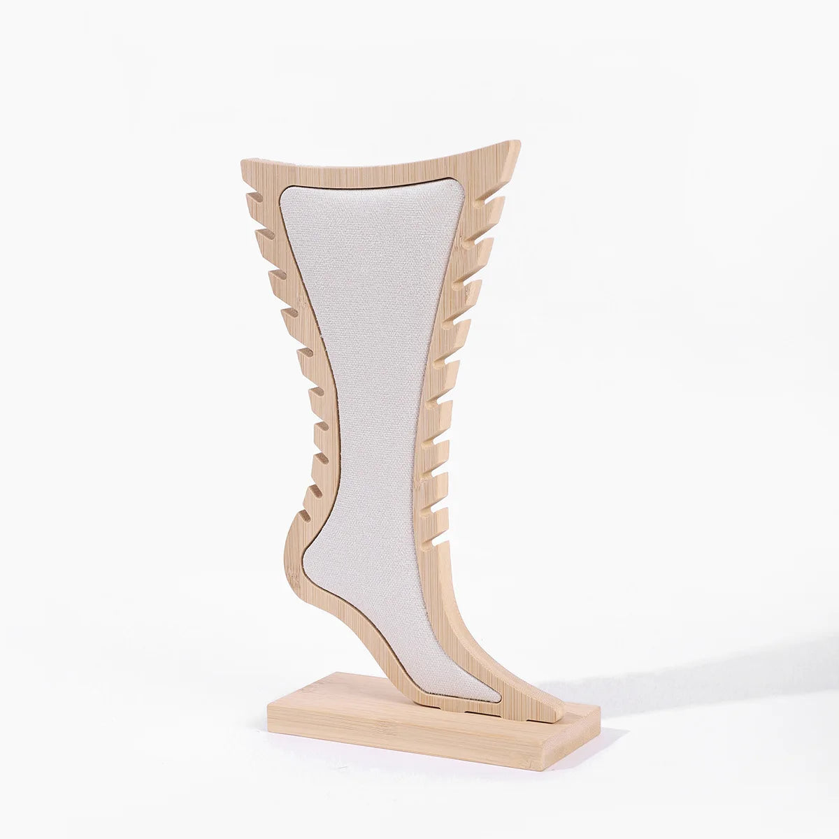 Présentoir bracelet cheville bois vertical