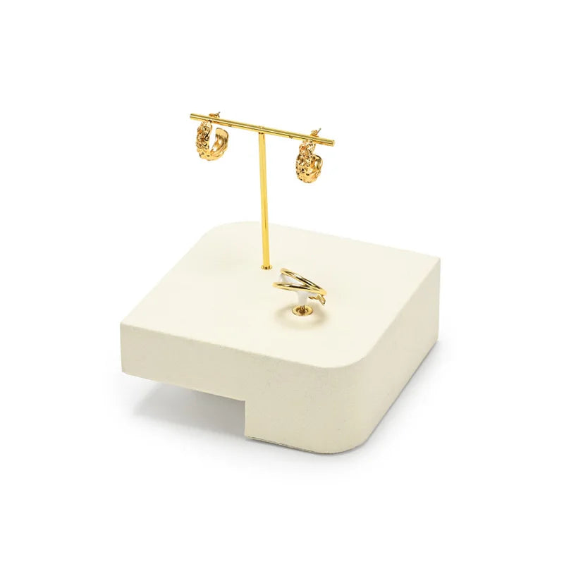 Presentoir Bijoux Beige Multi-support Bracelet Collier