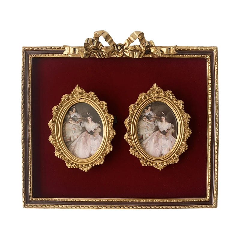 Présentoir Bijoux Cadre Velours Rouge Luxe