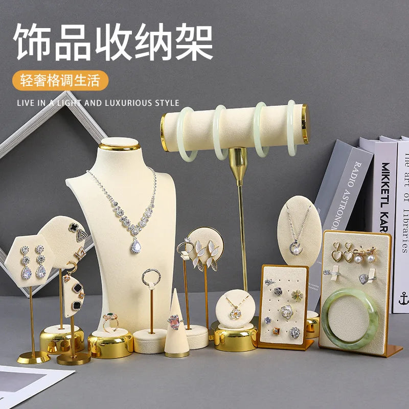 Presentoir Bijoux Buste Cou Collier Boucle Oreille