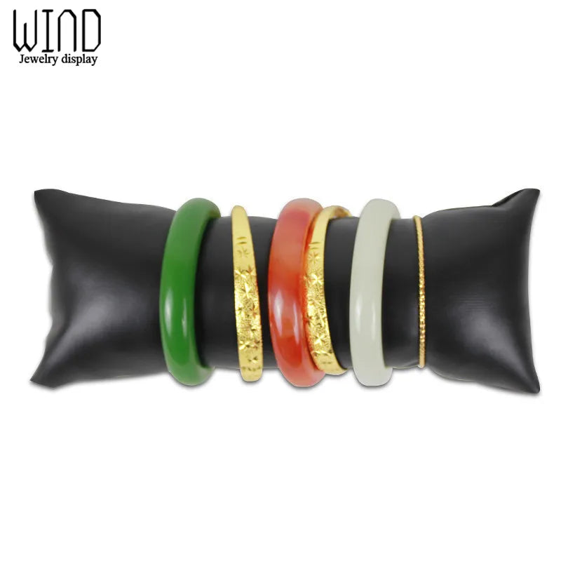 Coussin Velours Bracelet Montre Présentoir Rangement