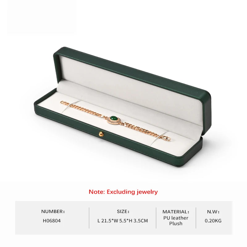 Boîte Bague Cuir Luxe Cadeau Mariage
