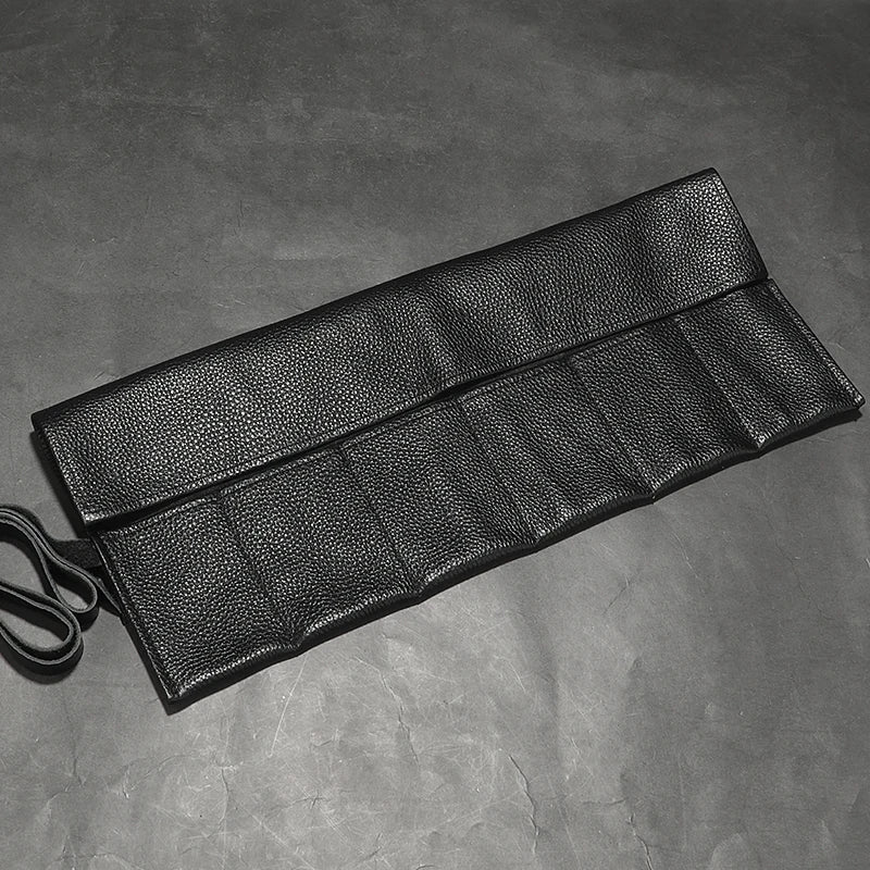 Etui Montre Cuir Enroulable Voyage 3 Places