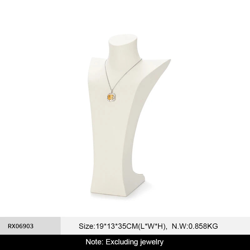 Buste Collier Velours Vitrine Bijouterie