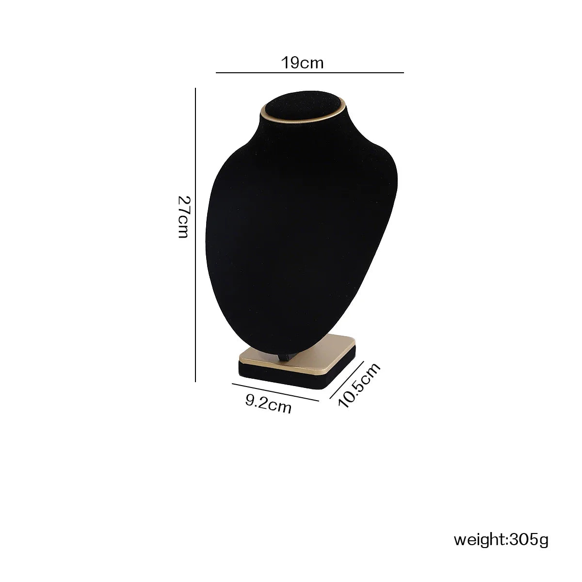 Présentoir Bague Velours Mannequin Collier Bracelet