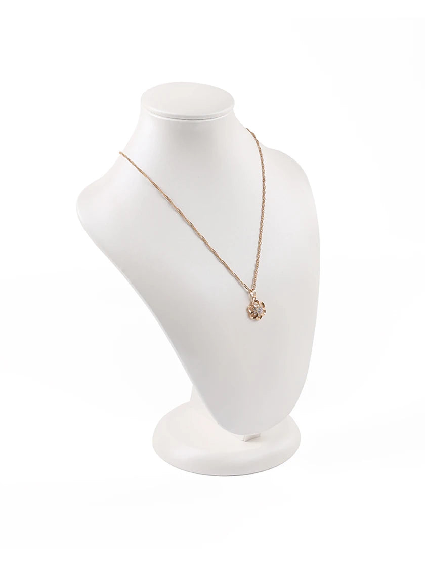 Présentoir Bijoux Cuir Blanc Multifonction