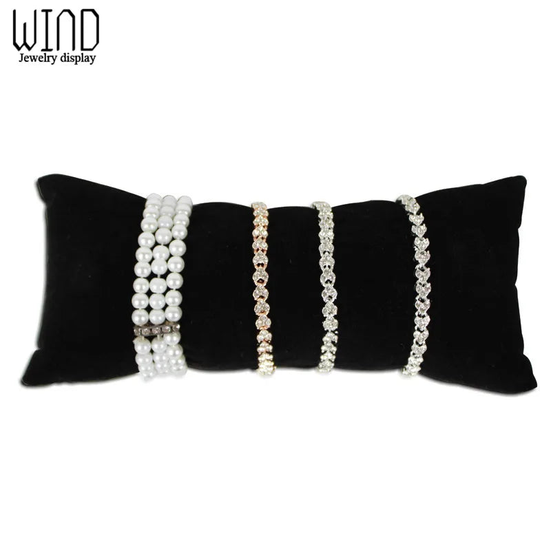 Coussin Velours Bracelet Montre Présentoir Rangement
