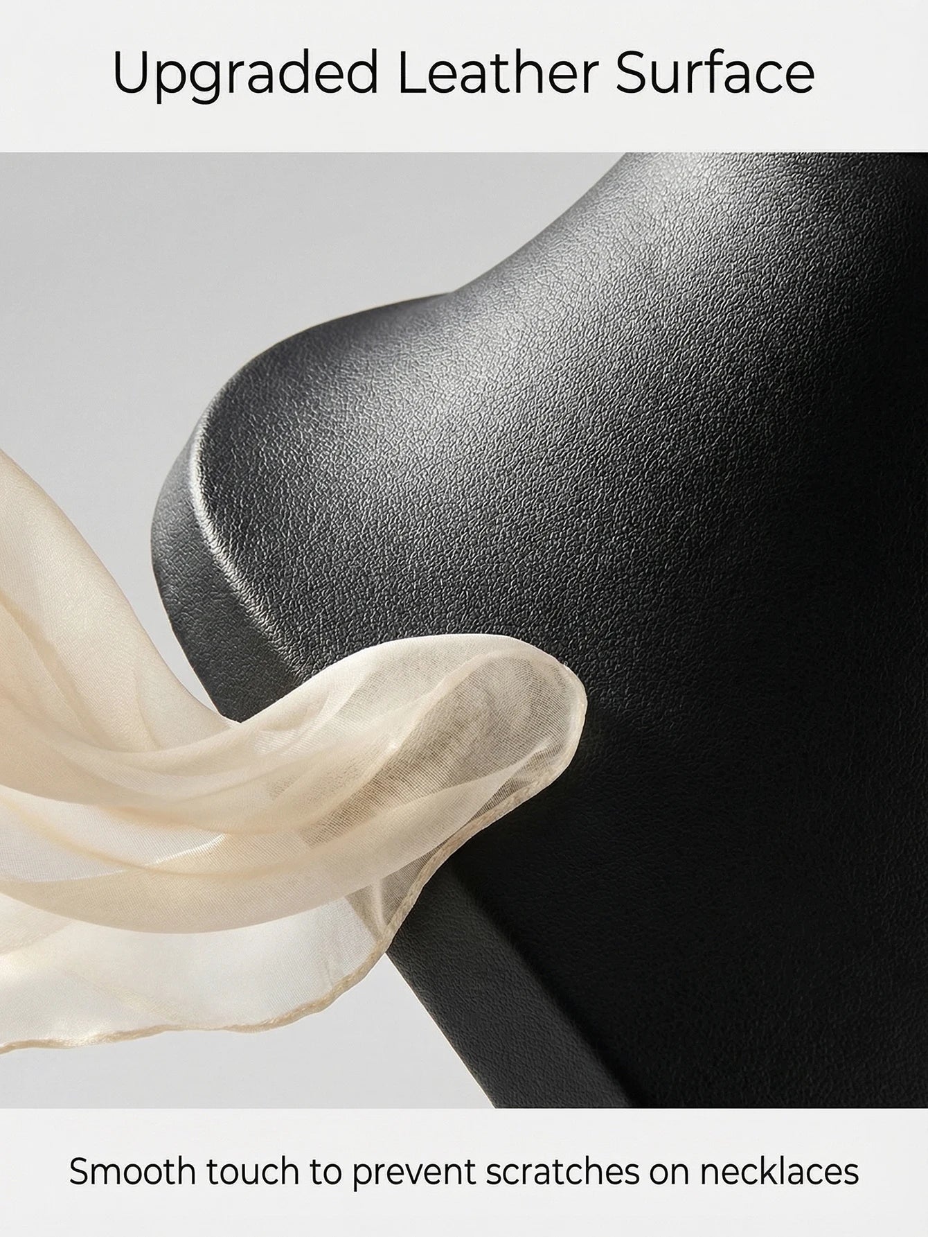 Présentoir Collier Cuir Buste Bijoutier