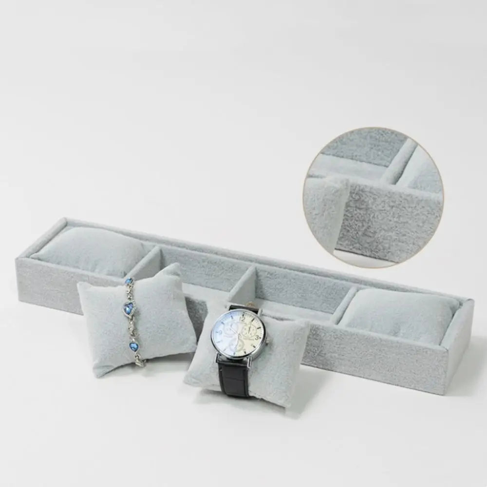 Plateau Velours 4 Emplacements Bracelet Montre