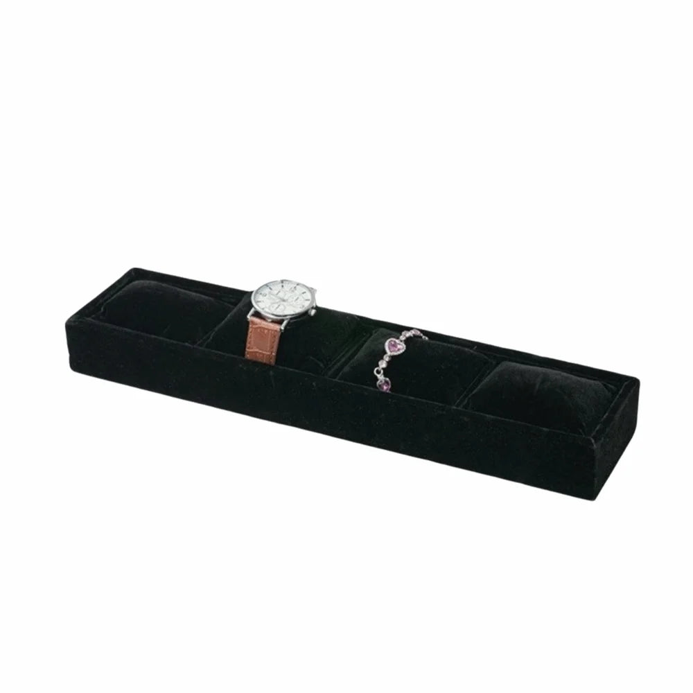 Plateau Velours 4 Emplacements Bracelet Montre
