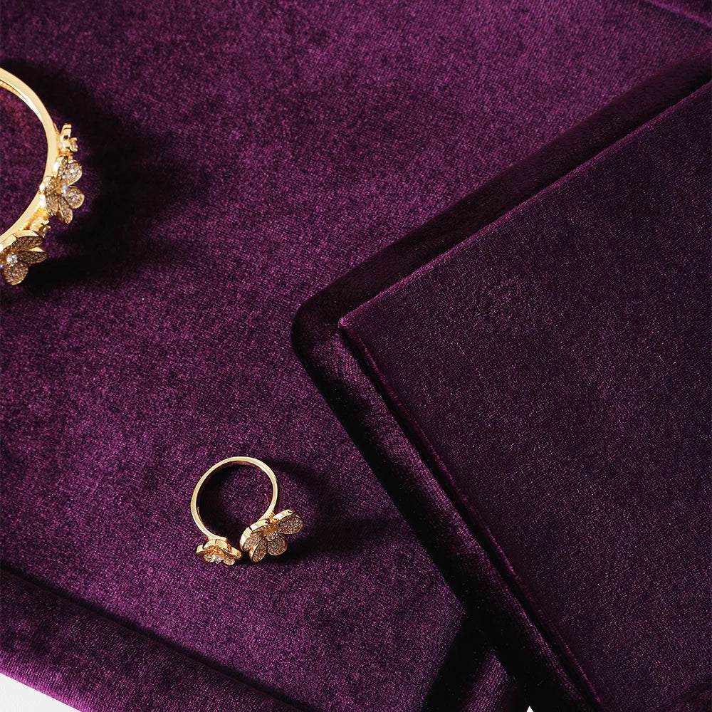 Plateau Présentoir Bijoux Velours Multifonction