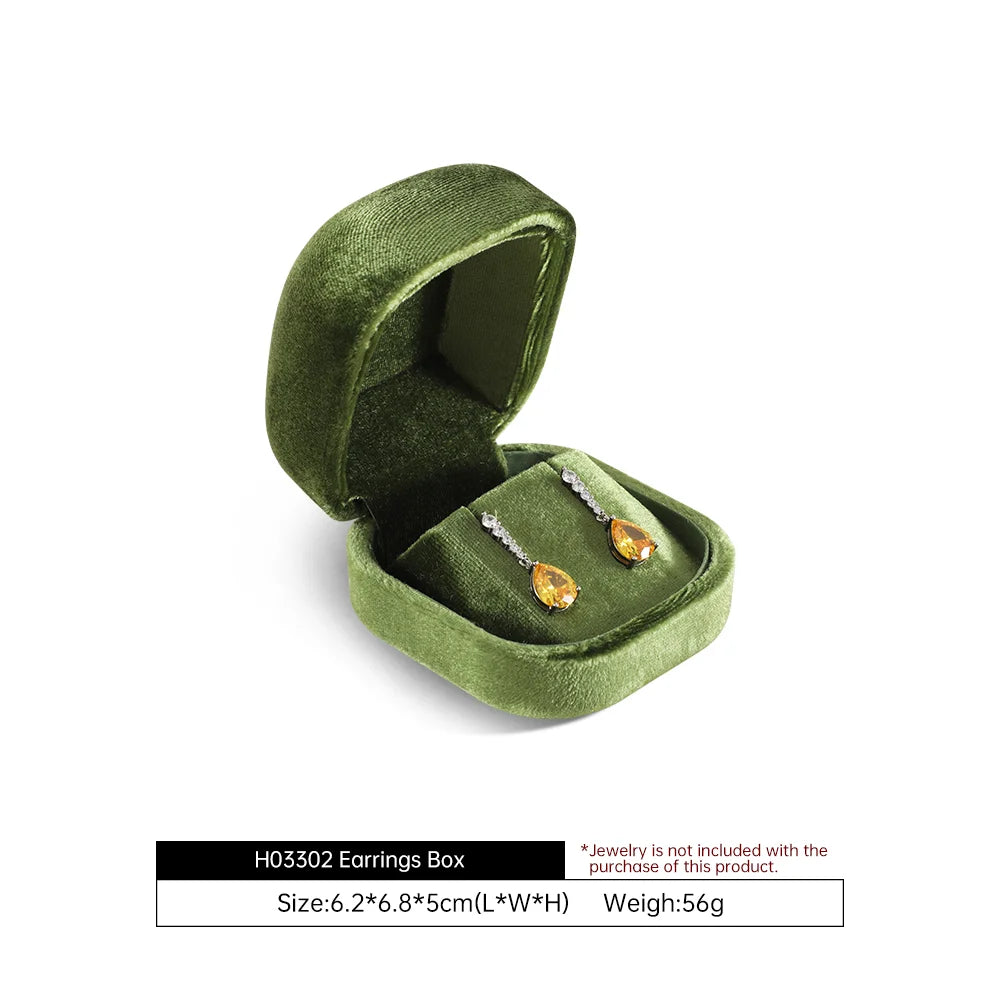 Boîte à Bijoux Velours Premium Rangement