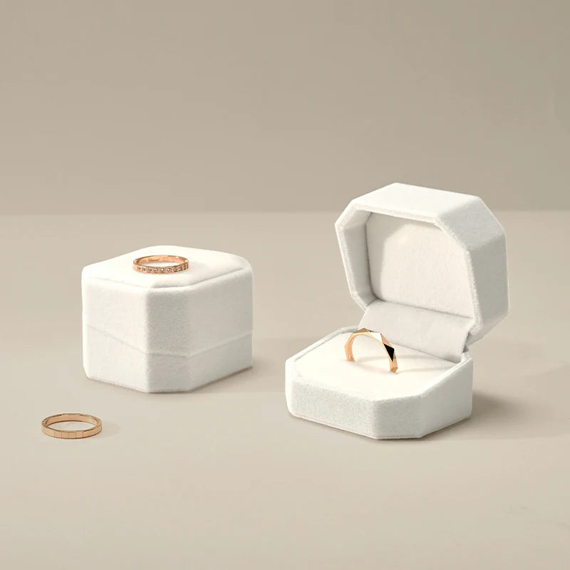Boîte à Bijoux Velours Mariage Multifonction