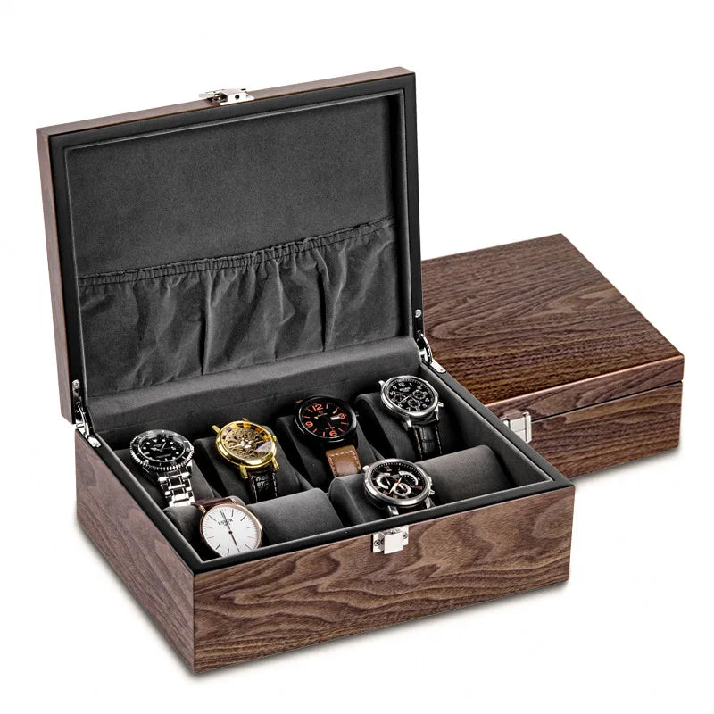 Boîte Montres Bois 8 Places Classique