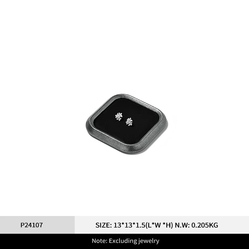 Plateau Bijoux Cuir PU Comptoir Vitrine