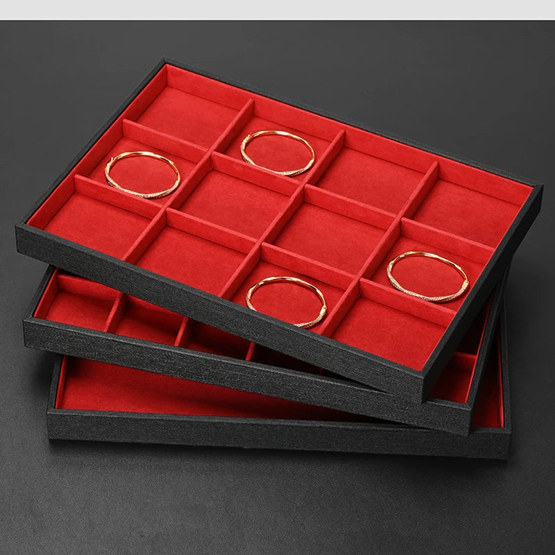 Plateau Bijoux Cuir Luxe Multifonction Organisateur