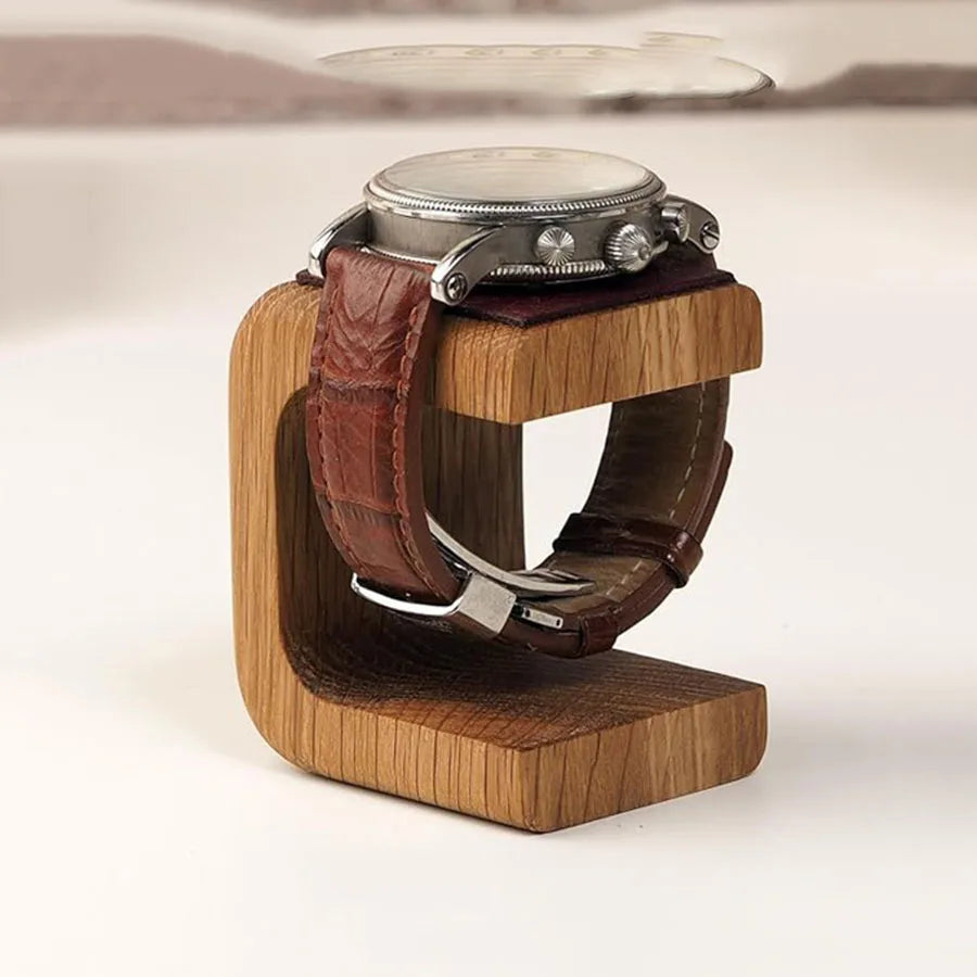 Présentoir Montre Bois Massif Support Compact