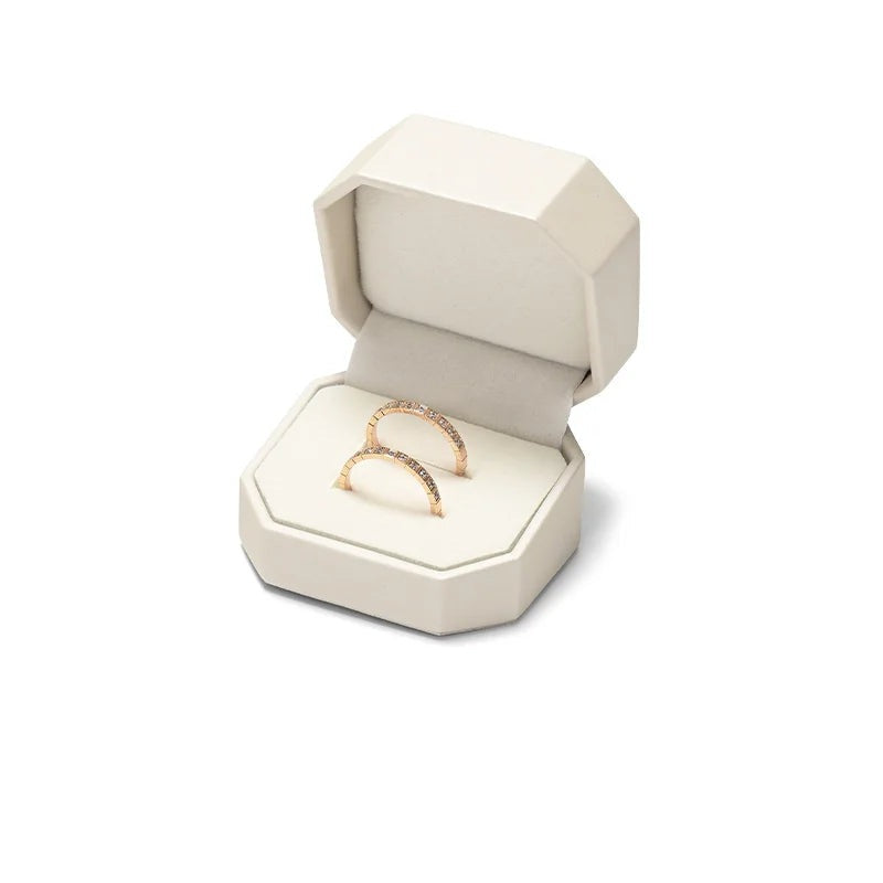 Boîte Bijoux Cuir Mariage Demande Coffret