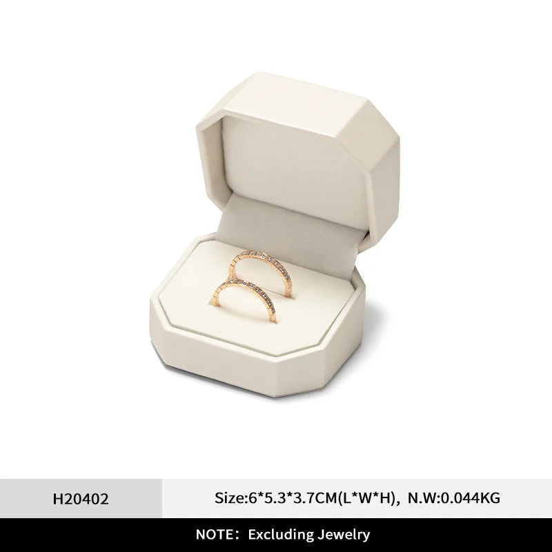 Boîte Bijoux Cuir Mariage Demande Coffret