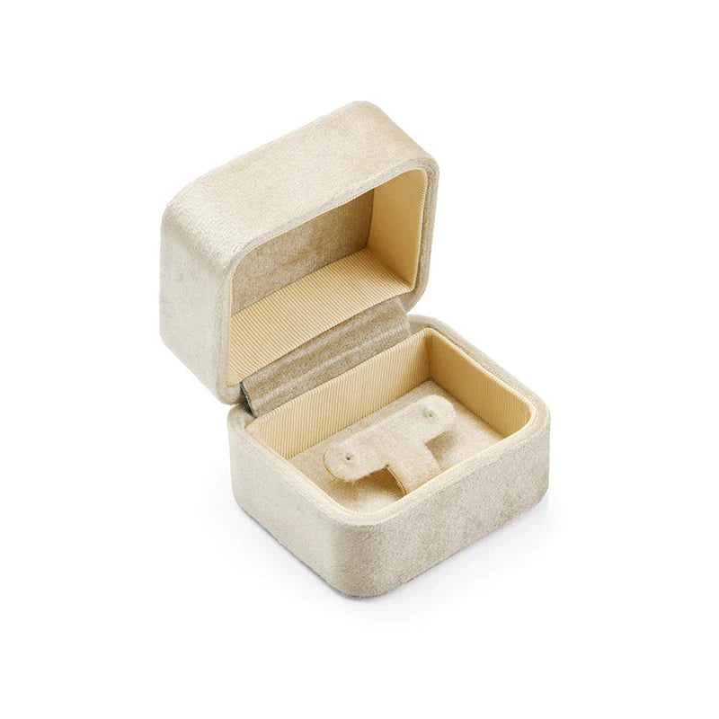 Boîte à Bijoux Velours Boucle d'Oreille Femme