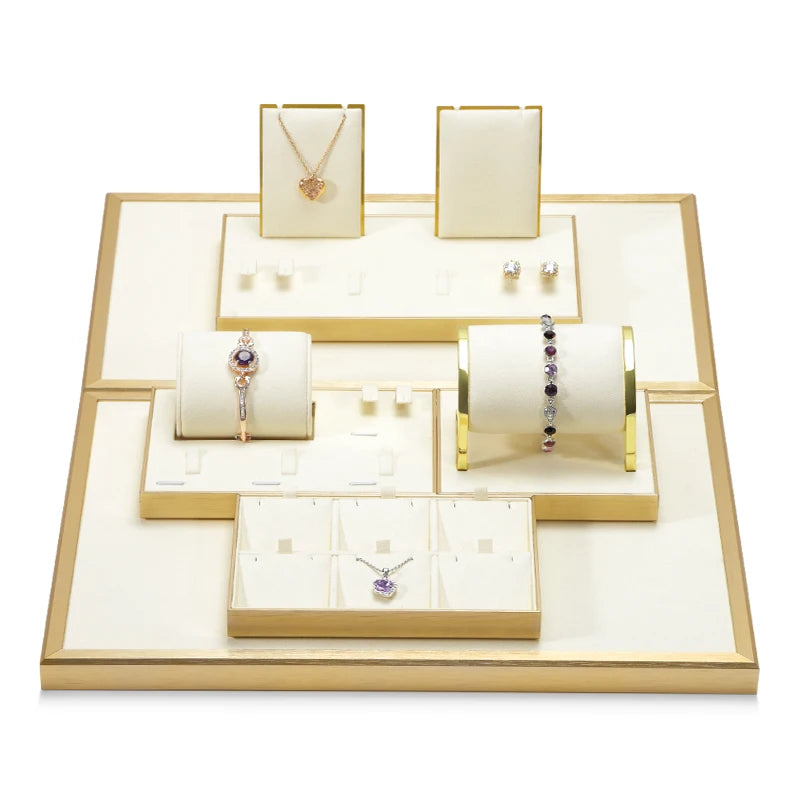Présentoir Bijoux Métal Rotatif Multifonction Pivotant
